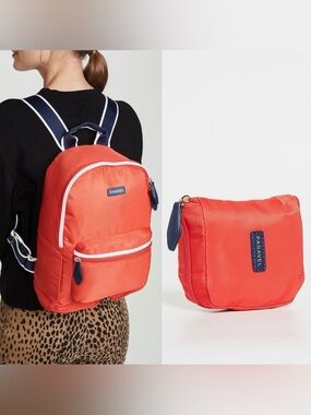 Paravel Mini Fold Up Backpack Bebop Red